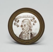 Cloak Pin (Knob or Tieback), England, c. 1780. Creator: Unknown