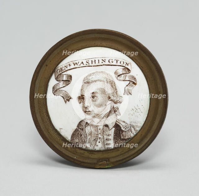 Cloak Pin (Knob or Tieback), England, c. 1780. Creator: Unknown.