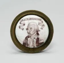 Cloak Pin (Knob or Tieback), England, c. 1780. Creator: Unknown