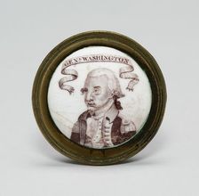 Cloak Pin (Knob or Tieback), England, c. 1780. Creator: Unknown