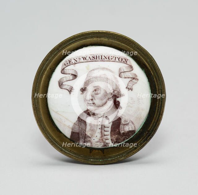 Cloak Pin (Knob or Tieback), England, c. 1780. Creator: Unknown.