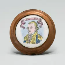 Cloak Pin (Knob or Tieback), England, c. 1780. Creator: Unknown
