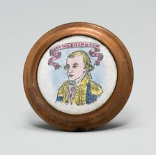 Cloak Pin (Knob or Tieback), England, c. 1780. Creator: Unknown