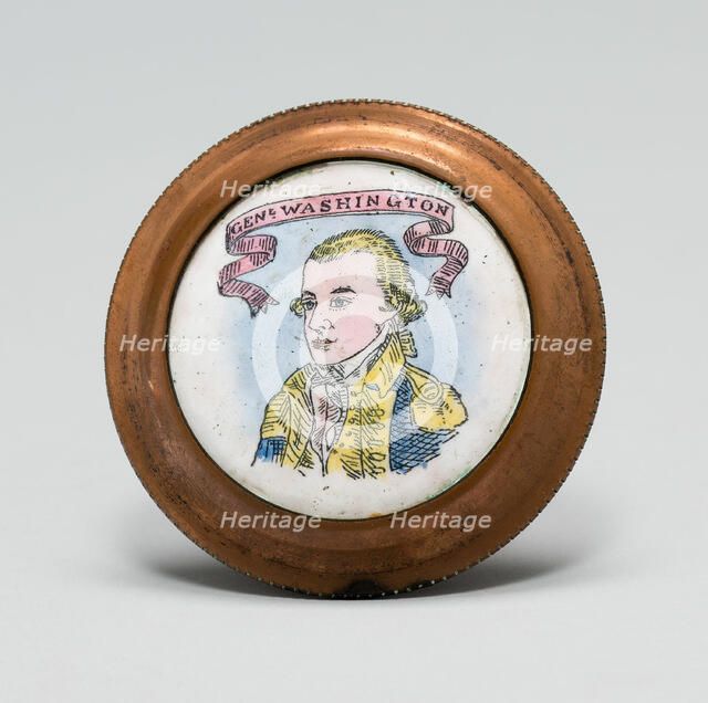 Cloak Pin (Knob or Tieback), England, c. 1780. Creator: Unknown.