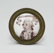 Cloak Pin (Knob or Tieback), England, c. 1780. Creator: Unknown