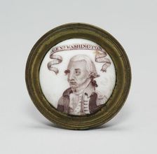 Cloak Pin (Knob or Tieback), England, c. 1780. Creator: Unknown