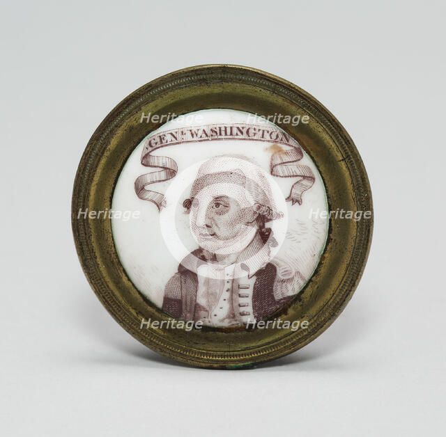 Cloak Pin (Knob or Tieback), England, c. 1780. Creator: Unknown.