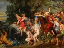 Cloelia Passing the Tiber, Between 1630 and 1640. Creator: Rubens, Peter Paul, (School)