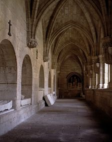 Cloister and north gallery of the Cathedral of Ciudad Rodrigo (Salamanca)