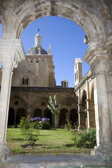 Cloister and garden, Old Cathedral of Coimbra, Portugal, 2009. Artist: Samuel Magal