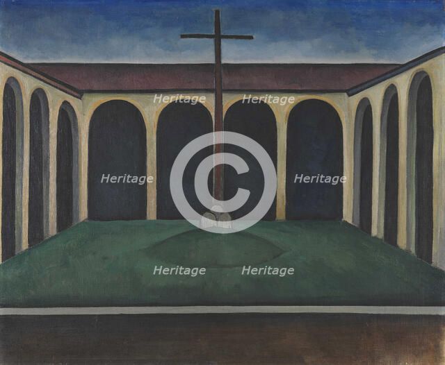 Cloister I, 1913. Creator: Kanoldt, Alexander (1881-1939).