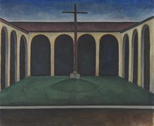 Cloister I, 1913. Creator: Kanoldt, Alexander (1881-1939)