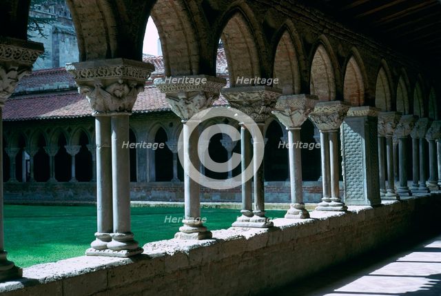 Cloister in the Abbey of Mossaic, 11th century. Artist: Unknown