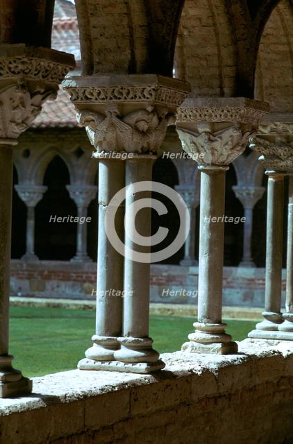 Cloister in the Abbey of Mossaic, 11th century. Artist: Unknown