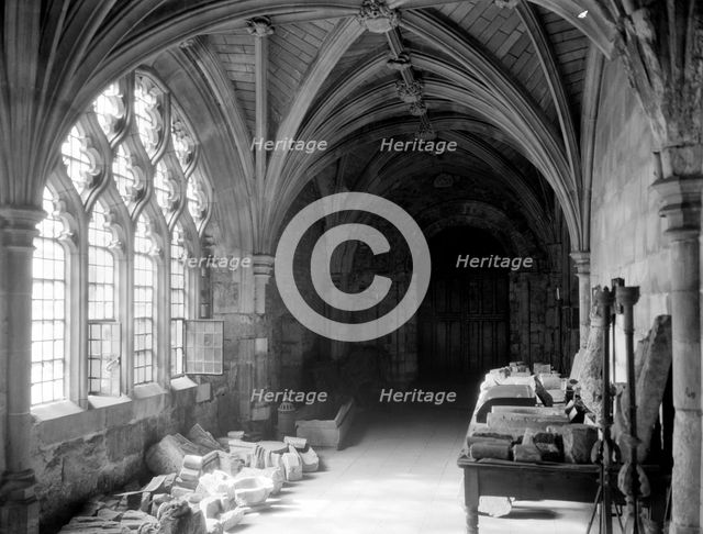 Cloister of Church of St Bartholomew the Great, West Smithfield, London, 1915. Artist: Unknown