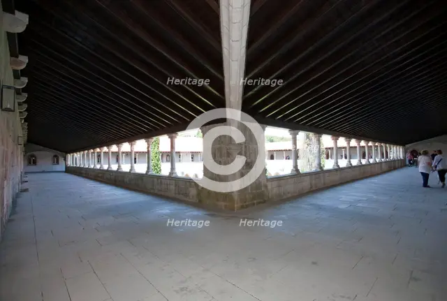 Cloister of Afonso V, Monastery of Batalha, Batalha, Portugal, 2009. Creator: Samuel Magal.