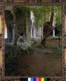 Cloister of Sant Benet de Bages by Ramon Casas