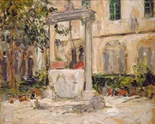 Cloister of the Dominican Monastery, Dubrovnik, early 20th century. Artist: Alexander Jamieson