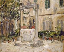 Cloister of the Dominican Monastery, Dubrovnik, early 20th century. Artist: Alexander Jamieson
