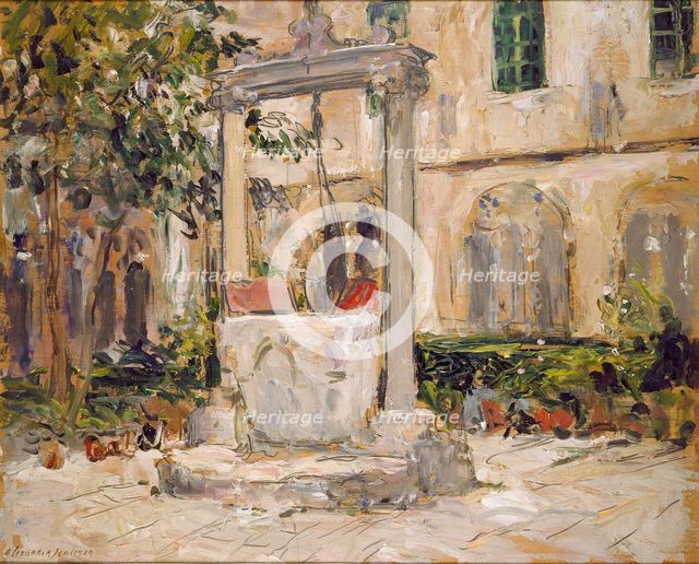 Cloister of the Dominican Monastery, Dubrovnik, early 20th century. Artist: Alexander Jamieson.