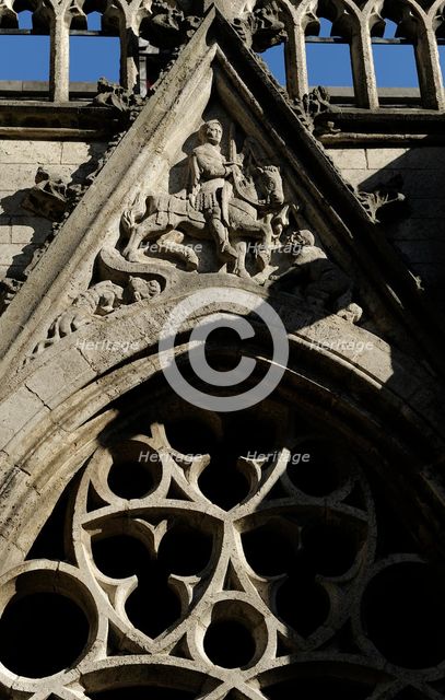 Cloister, St. Martin's Cathedral, Utrecht, Netherlands, 2013.  Creator: LTL.