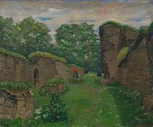 Cloister Ruins at Hovedoya, probably 1926. Creator: Anders C Svarstad