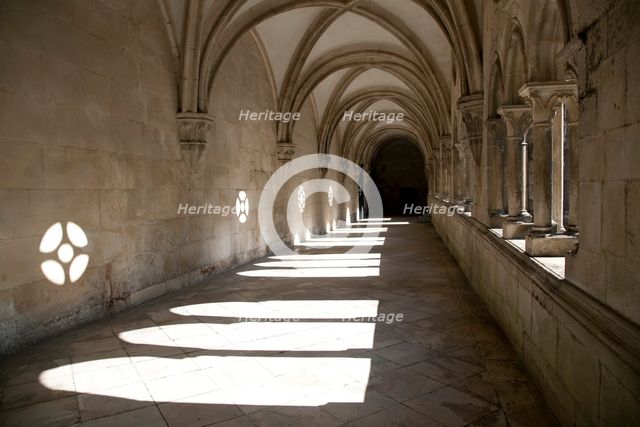 Cloisters, Monastery of Alcobaca, Alcobaca, Portugal, 2009. Creator: Samuel Magal.