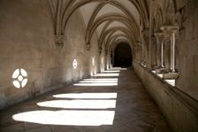 Cloisters, Monastery of Alcobaca, Alcobaca, Portugal, 2009. Creator: Samuel Magal