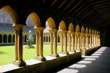 Cloisters of Iona Abbey, Argyll and Bute, Scotland. Creator: Peter Thompson