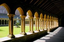 Cloisters of Iona Abbey, Argyll and Bute, Scotland. Creator: Peter Thompson