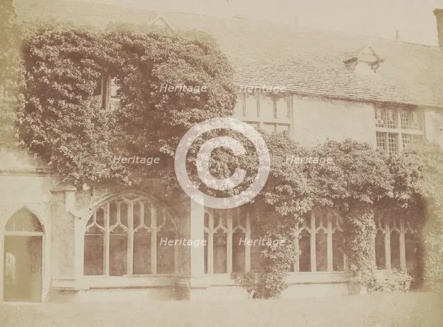 Cloisters of Lacock Abbey, 1842. Creator: William Henry Fox Talbot.