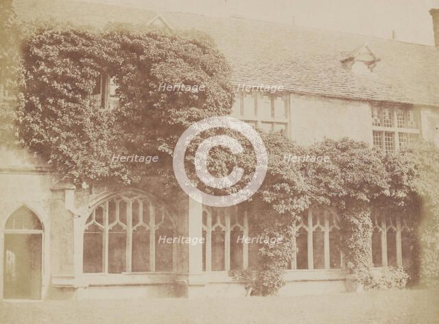 Cloisters of Lacock Abbey, 1842. Creator: William Henry Fox Talbot.
