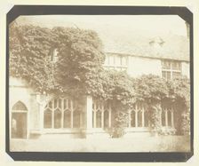 Cloisters of Lacock Abbey, c. 1841/44. Creator: William Henry Fox Talbot