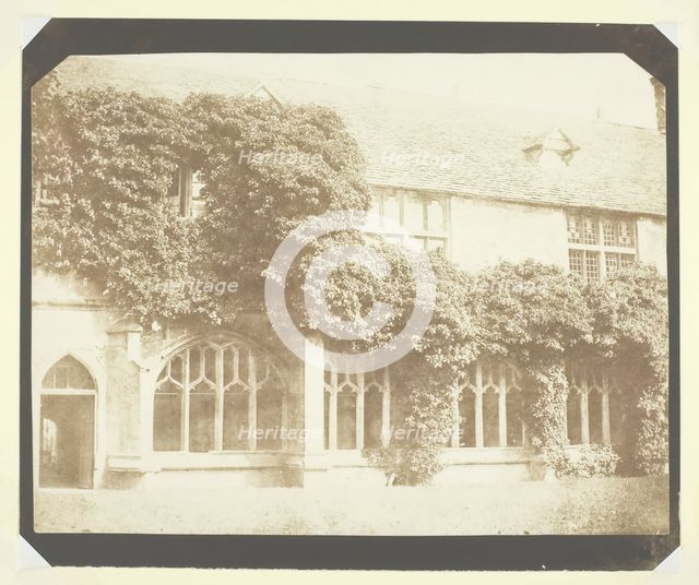 Cloisters of Lacock Abbey, c. 1841/44. Creator: William Henry Fox Talbot.