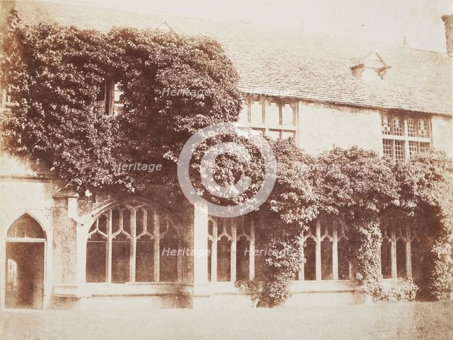 Cloisters of Lacock Abbey, c.1844. Creator: William Henry Fox Talbot.