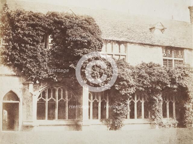 Cloisters of Lacock Abbey, c.1844. Creator: William Henry Fox Talbot.