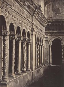 Cloisters of St. Paul's, the Basilica, Outside the Walls of Rome, by 1858. Creator: Robert MacPherson
