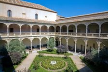 Cloisters and garden, Holy Cross Museum (Museo Santa Cruz), Toledo, Spain, 2007. Creator: Samuel Magal