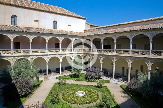 Cloisters and garden, Holy Cross Museum (Museo Santa Cruz), Toledo, Spain, 2007. Creator: Samuel Magal.