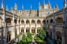 Cloisters and garden, Monastery of San Juan de los Reyes, Toledo, Spain, 2007. Creator: Samuel Magal