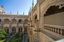 Cloisters and garden, Monastery of San Juan de los Reyes, Toledo, Spain, 2007. Creator: Samuel Magal