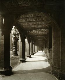 Cloisters, Birmingham General Hospital, Small Heath, Birmingham, West Midlands, 1898. Creator: Henry Bedford Lemere