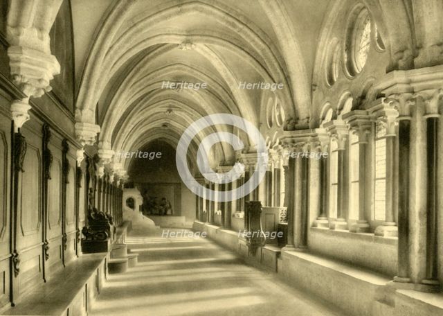 Cloisters, Heiligenkreuz Abbey, Lower Austria, c1935. Creator: Unknown.