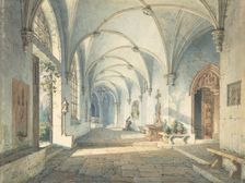 Cloisters in a Nunnery, ca. 1835