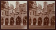 Cloisters, Salisbury Cathedral, Salisbury, Wiltshire, 1913. Creator: Walter Edward Zehetmayr