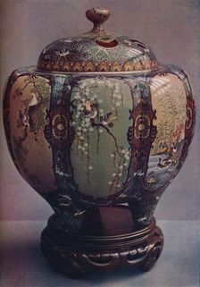 Cloisonne Enamel Incense Burner. By Ando Jubei of Nagoya c1900. Artist: Ando Jubei