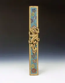 Cloisonne enamel paper weight, Late Ming dynasty, China, c1600. Creator: Unknown