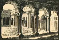 Cloiture St-Trophime - The Cloisters of the Church of St-Trophime c1920s. Creator: E Laget