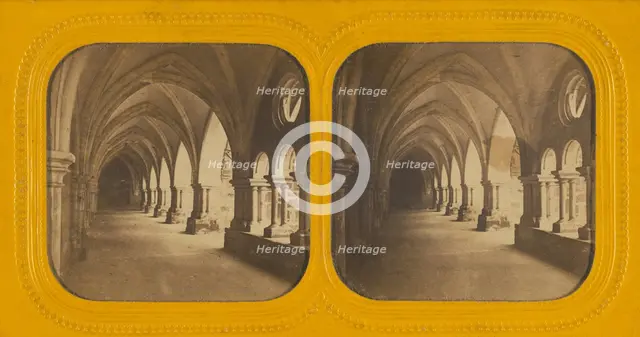 Cloitre de Luxeuil, 1855-1865. Creator: LeBas.