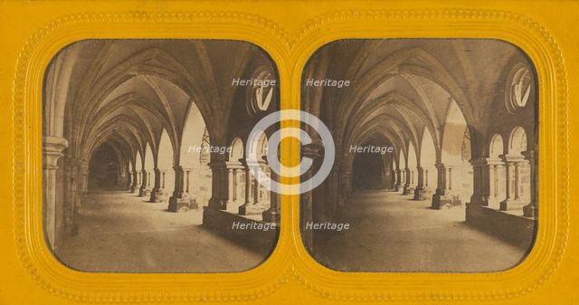 Cloitre de Luxeuil, 1855-1865. Creator: LeBas.